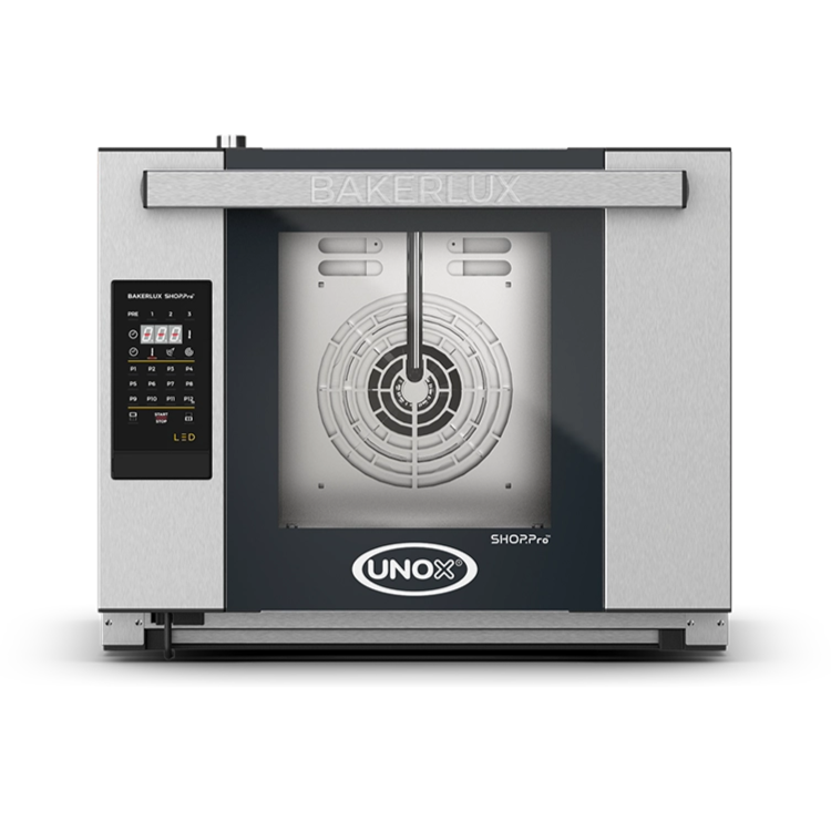 UNOX Onyx LED Electric Convection Oven – 4-Tray Capacity (46x33 cm) – Model XEFR-04HS-ELDV (Trays Included)
