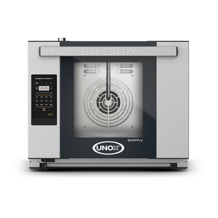 UNOX Onyx GO Electric Convection Oven, 4-Tray Capacity (46x33 cm) – Model XEFT-04HS-EGDN (Trays Included)