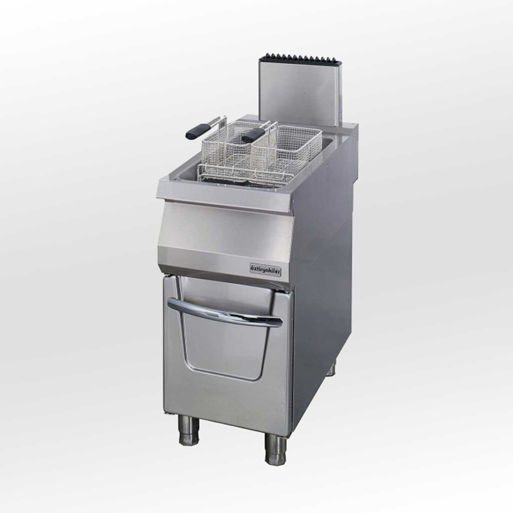 Single-tub gas fryer, 22 liters