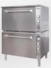 Double gas/electric carpenter oven, stainless steel