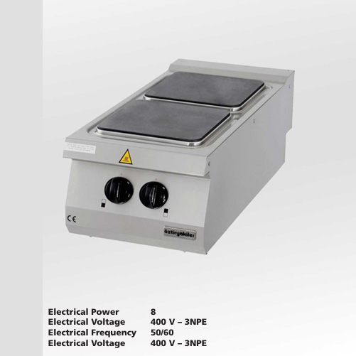 2-burner electric stove