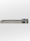 Pizza preparation refrigerator with glass lid