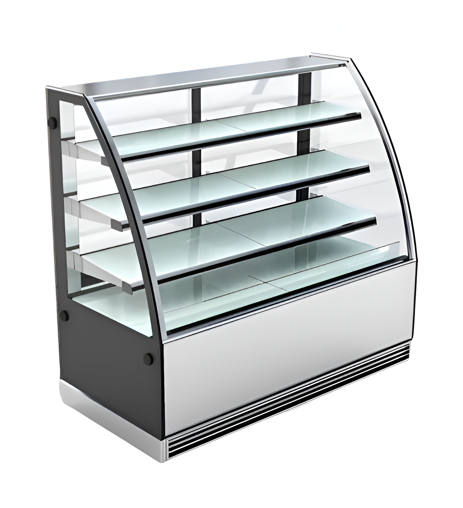 180cm Curved Glass Pastry Display Refrigerator