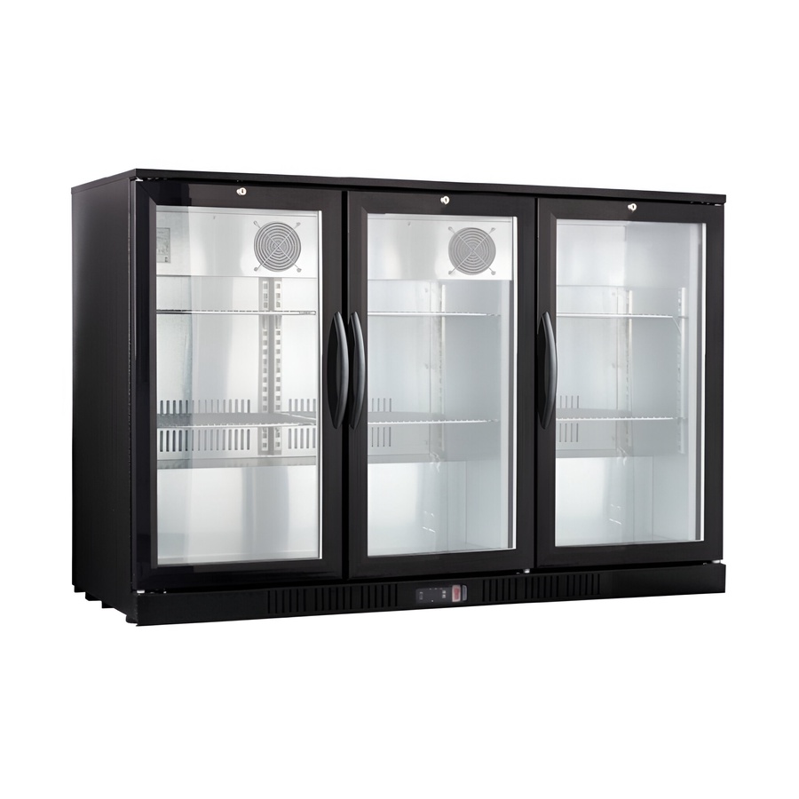 Under-bar Refrigerator, 3 Doors, Single-leaf