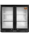 Under-counter display refrigerator with two glass doors GN-220H