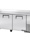 Under-counter refrigerator, stainless steel, three doors – 180cm